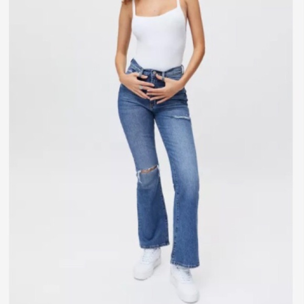 BDG 27” Waist High-Rise Flare Women’s Jeans Stretch Urban Outfitters Tag Sz 29